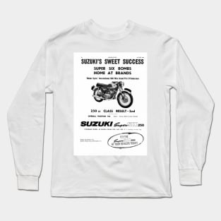 vintage Suzuki advert Long Sleeve T-Shirt